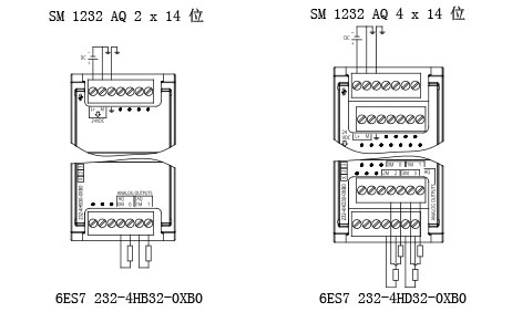 SIEMENS+E03+SM 1232系列模拟量扩展模块(S7-1200)+接线方式1